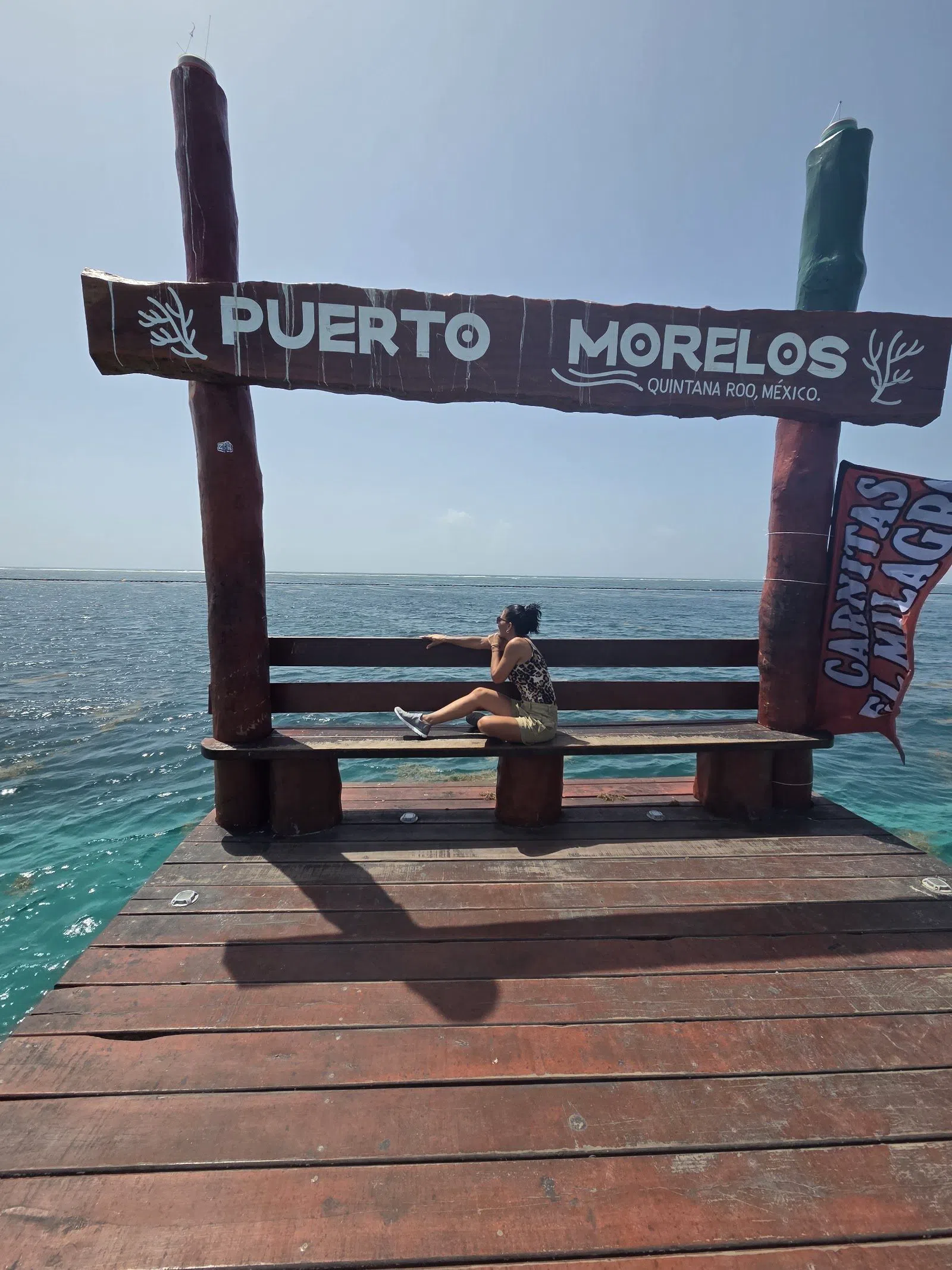 Puerto Morelos town beach, Cancun