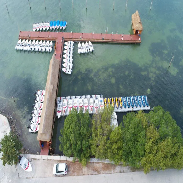 Drive your own speedboat from Cancun's mangroves to the reef