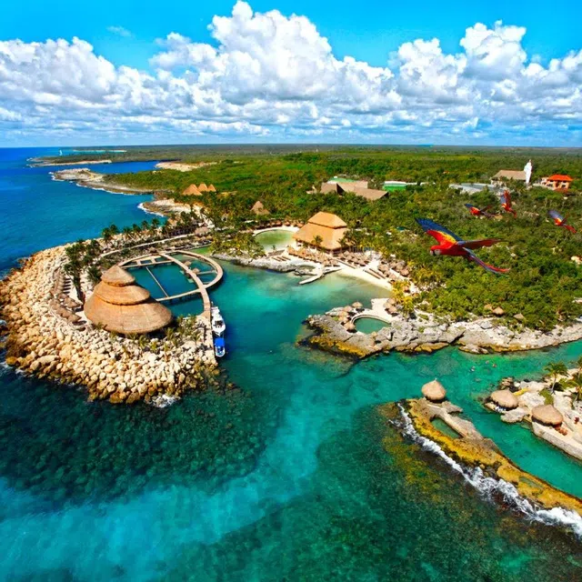 A full day inside Xcaret from Cancun in October 2026